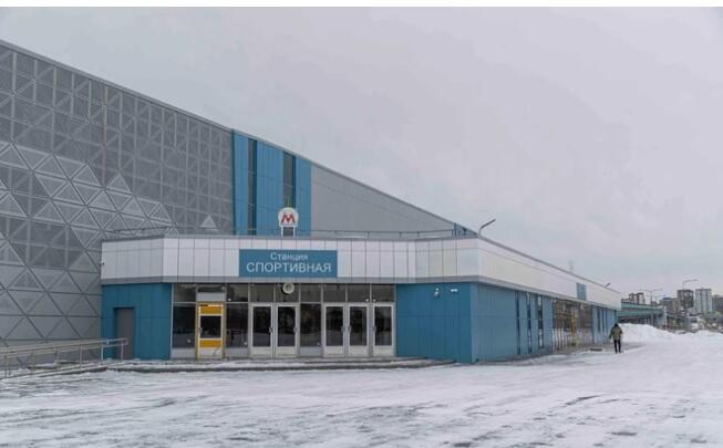 г. Новосибирск, строительство станции метро «Спортивная», 2021-2023 г.