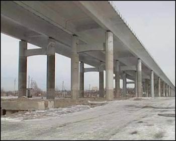 Новый Ангарский мост в Иркутске